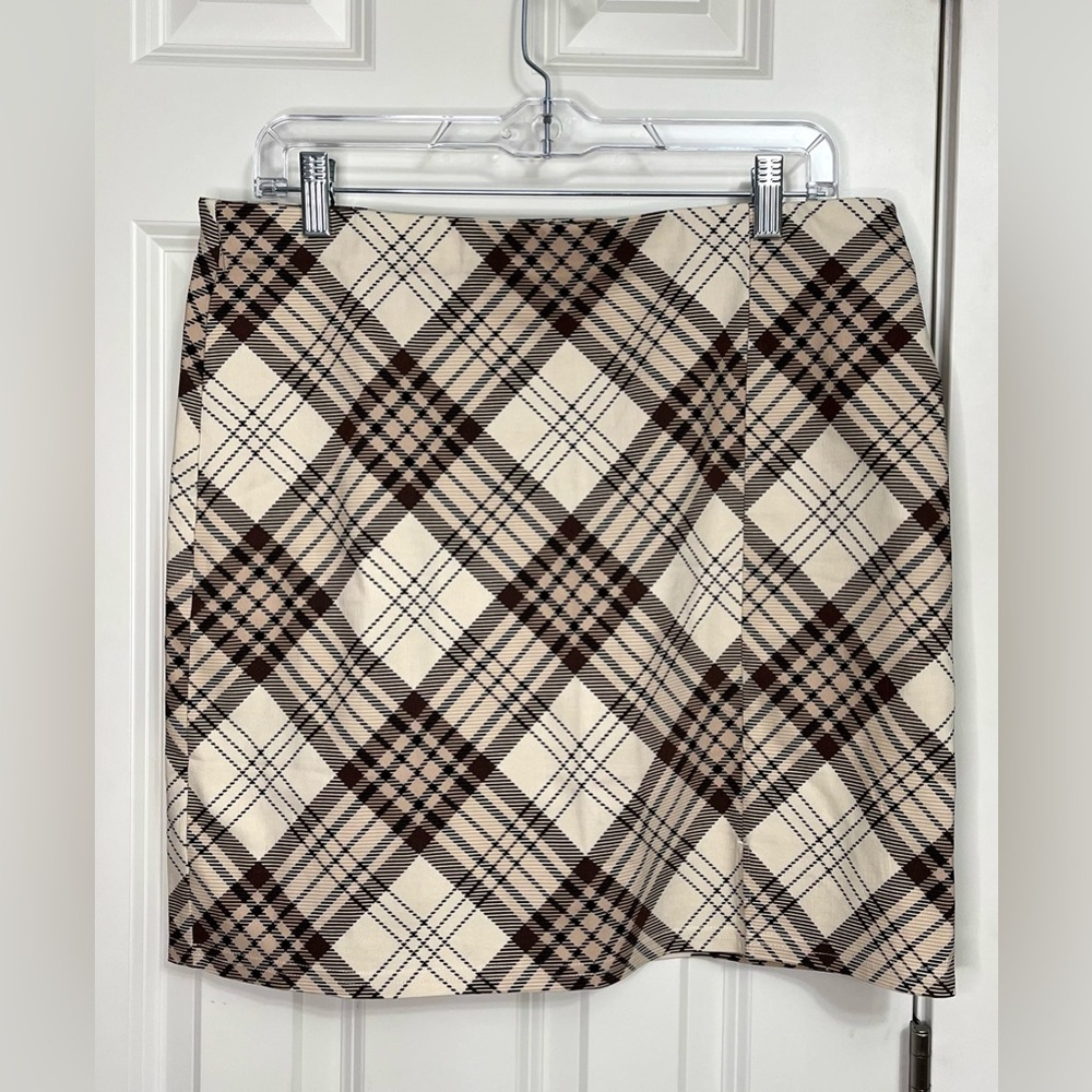 Topshop Plaid Mini Skirt NWOT